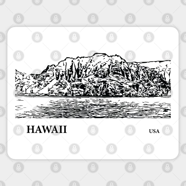 Hawaii USA Sticker by Lakeric
